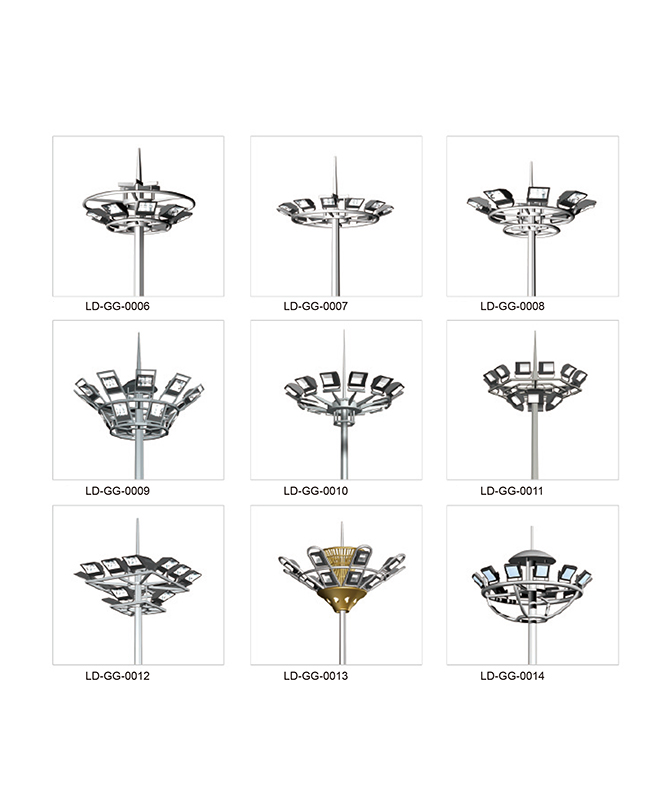 LD-GG-0006 ~ LD-GG-0014 Ulična svjetiljka s visokom pola