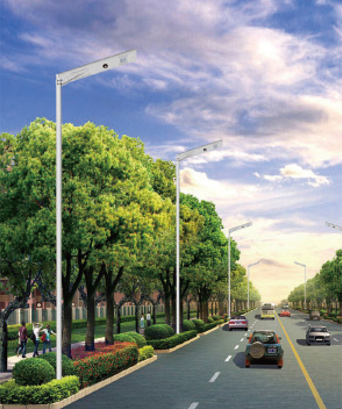 Tyn-057 Integrirano solarno ulice svjetlo